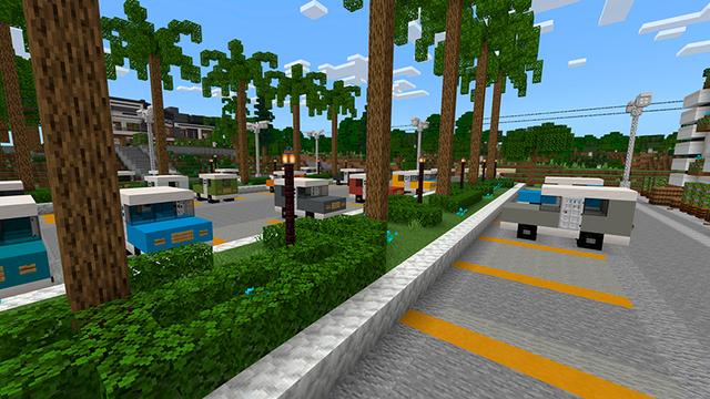 Screenshot of the Minecraft Bedrock Marketplace product Eco Towers created by Floruit.