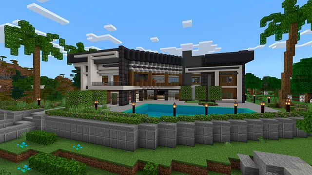 Screenshot of the Minecraft Bedrock Marketplace product Eco Towers created by Floruit.