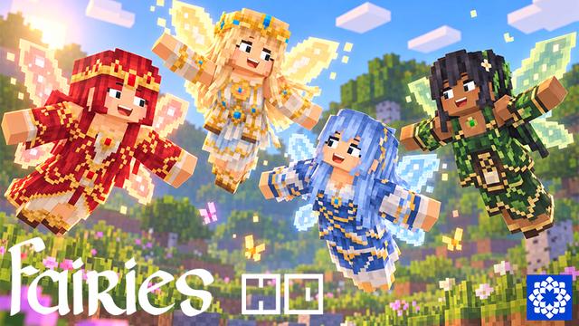 Thumbnail of the Minecraft Bedrock Marketplace product Fairies HD created by Floruit.