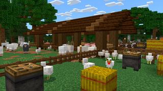 Screenshot of the Minecraft Bedrock Marketplace product Farm House created by Floruit.