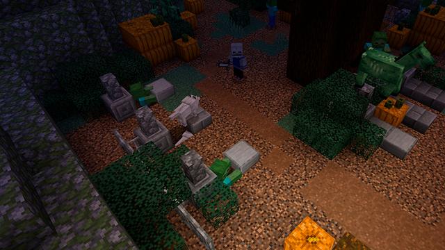 Screenshot of the Minecraft Bedrock Marketplace product Halloween Mansion created by Floruit.
