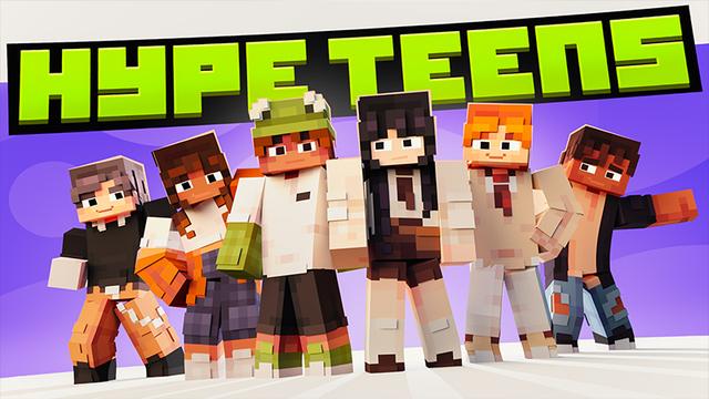 Thumbnail of the Minecraft Bedrock Marketplace product Hype Teens created by Floruit.