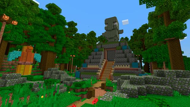 Screenshot of the Minecraft Bedrock Marketplace product Incan Adventure created by Floruit.