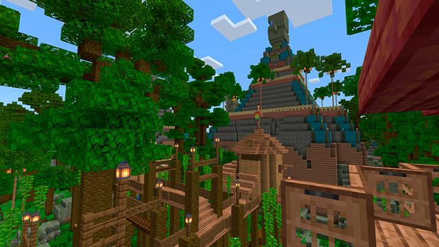 Screenshot of the Minecraft Bedrock Marketplace product Incan Adventure created by Floruit.