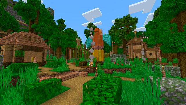 Screenshot of the Minecraft Bedrock Marketplace product Incan Adventure created by Floruit.
