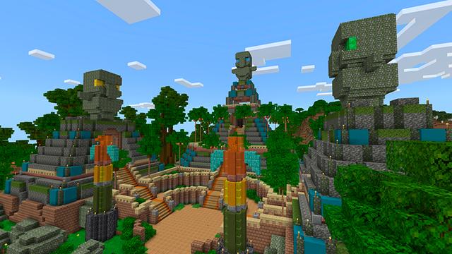 Screenshot of the Minecraft Bedrock Marketplace product Incan Adventure created by Floruit.