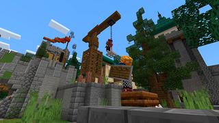 Screenshot of the Minecraft Bedrock Marketplace product Mystic Castle created by Floruit.