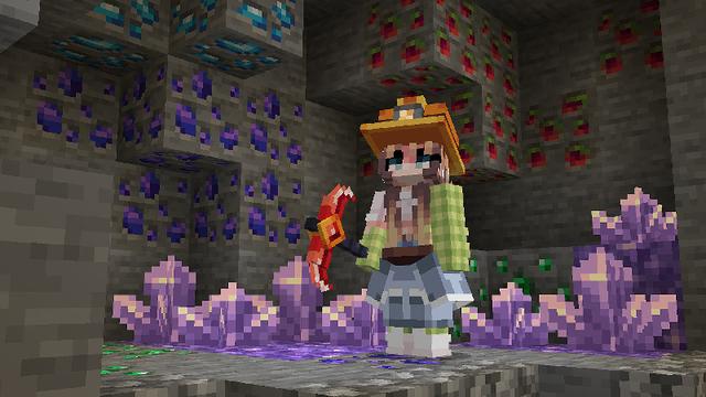 Screenshot of the Minecraft Bedrock Marketplace product Ores++ created by Floruit.