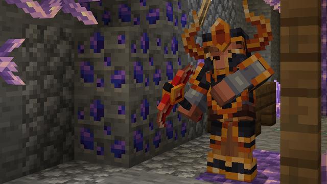 Screenshot of the Minecraft Bedrock Marketplace product Ores++ created by Floruit.