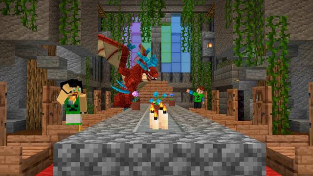 Screenshot of the Minecraft Bedrock Marketplace product Refuge of The Dragons! created by Floruit.