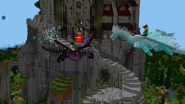 Screenshot of the Minecraft Bedrock Marketplace product Refuge of The Dragons! created by Floruit.