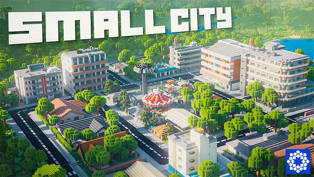 Thumbnail of the Minecraft Bedrock Marketplace product Small City created by Floruit.