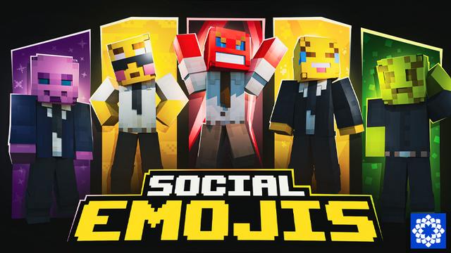 Thumbnail of the Minecraft Bedrock Marketplace product Social Emojis created by Floruit.
