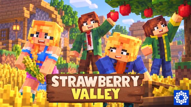 Thumbnail of the Minecraft Bedrock Marketplace product Strawberry Valley created by Floruit.