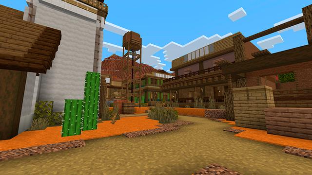 Screenshot of the Minecraft Bedrock Marketplace product Wild West created by Floruit.