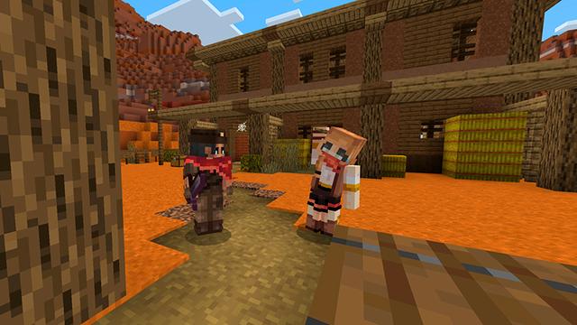Screenshot of the Minecraft Bedrock Marketplace product Wild West created by Floruit.