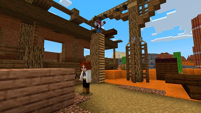 Screenshot of the Minecraft Bedrock Marketplace product Wild West created by Floruit.