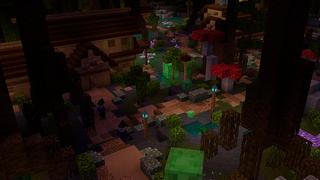 Screenshot of the Minecraft Bedrock Marketplace product Witch Houses created by Floruit.