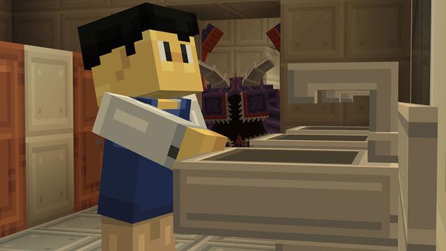 Screenshot of the Minecraft Bedrock Marketplace product Backroom Horror created by Foxel Games.