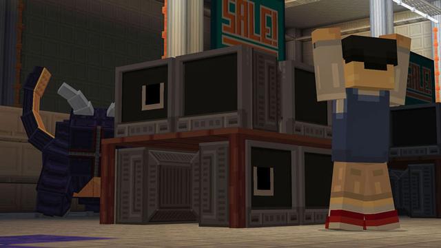 Screenshot of the Minecraft Bedrock Marketplace product Backroom Horror created by Foxel Games.