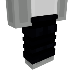Thumbnail of the Minecraft Bedrock Marketplace product Black Pants created by Foxel Games.