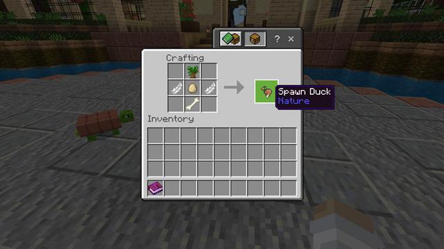 Screenshot of the Minecraft Bedrock Marketplace product Craftable Pets created by Foxel Games.