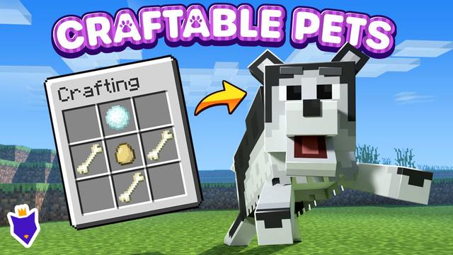 Thumbnail of the Minecraft Bedrock Marketplace product Craftable Pets created by Foxel Games.