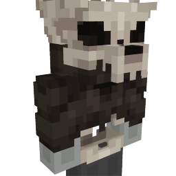 Thumbnail of the Minecraft Bedrock Marketplace product Dark Skeleton Suit created by Foxel Games.