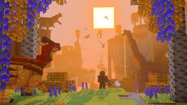 Screenshot of the Minecraft Bedrock Marketplace product Dinos & Biomes Add-On created by Foxel Games.