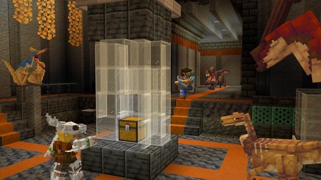 Screenshot of the Minecraft Bedrock Marketplace product Dinos & Biomes Add-On created by Foxel Games.