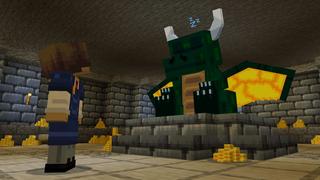 Screenshot of the Minecraft Bedrock Marketplace product Dragon Tycoon created by Foxel Games.