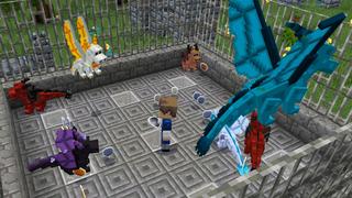 Screenshot of the Minecraft Bedrock Marketplace product Dragon Tycoon created by Foxel Games.