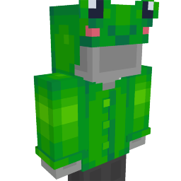 Thumbnail of the Minecraft Bedrock Marketplace product Frog Raincoat created by Foxel Games.