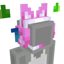 Thumbnail of the Minecraft Bedrock Marketplace product Kitty Headphones created by Foxel Games.
