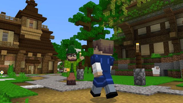 Screenshot of the Minecraft Bedrock Marketplace product Magic Weapons created by Foxel Games.