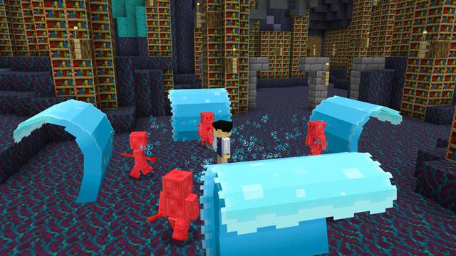 Screenshot of the Minecraft Bedrock Marketplace product Magic Weapons created by Foxel Games.