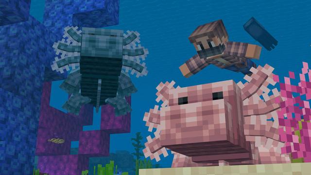 Screenshot of the Minecraft Bedrock Marketplace product More Mounts created by Foxel Games.