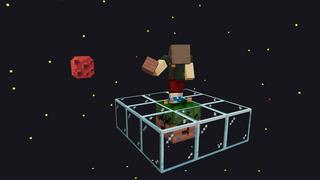 Screenshot of the Minecraft Bedrock Marketplace product One Block Space created by Foxel Games.