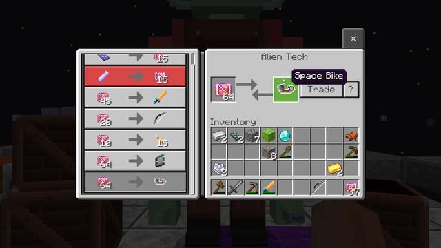 Screenshot of the Minecraft Bedrock Marketplace product One Block Space created by Foxel Games.