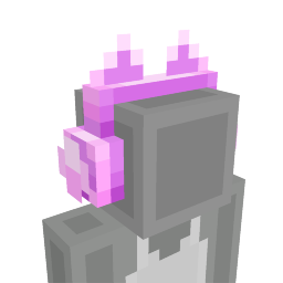 Thumbnail of the Minecraft Bedrock Marketplace product Pink Ears Headset created by Foxel Games.