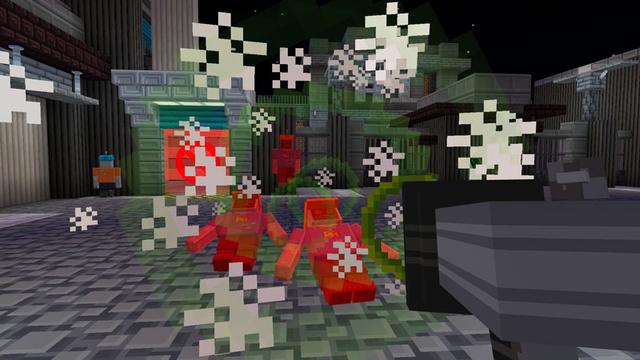 Screenshot of the Minecraft Bedrock Marketplace product Robot Horde created by Foxel Games.