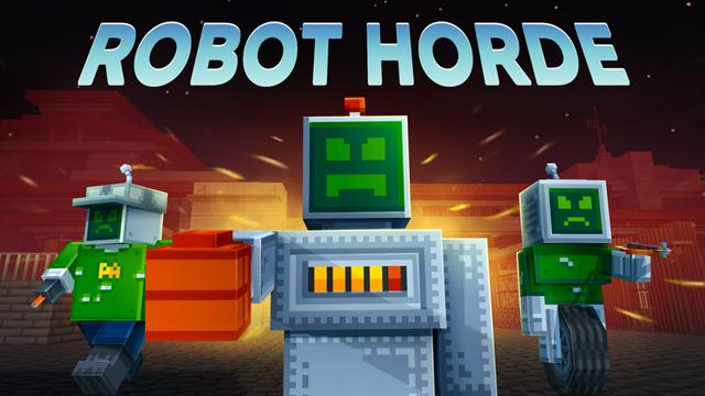 Thumbnail of the Minecraft Bedrock Marketplace product Robot Horde created by Foxel Games.