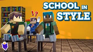 Thumbnail of the Minecraft Bedrock Marketplace product School In Style created by Foxel Games.