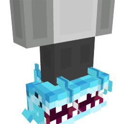 Thumbnail of the Minecraft Bedrock Marketplace product Shark Slippers created by Foxel Games.