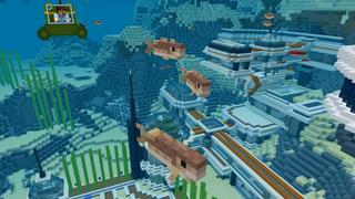 Screenshot of the Minecraft Bedrock Marketplace product Underwater Mansion created by Foxel Games.