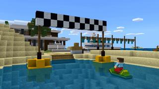 Screenshot of the Minecraft Bedrock Marketplace product Underwater Mansion created by Foxel Games.