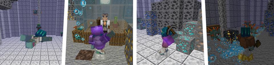 Panorama of the Minecraft Bedrock Marketplace product Aqua Challenge created by FTB.