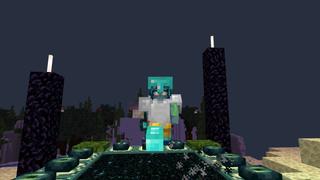 Screenshot of the Minecraft Bedrock Marketplace product Aqua Challenge created by FTB.