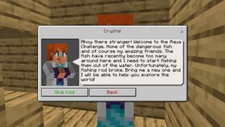 Screenshot of the Minecraft Bedrock Marketplace product Aqua Challenge created by FTB.