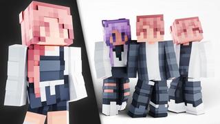 Thumbnail of the Minecraft Bedrock Marketplace product Black & White Teens created by FTB.
